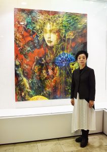 6月19日まで展示会を開催中の村田さん