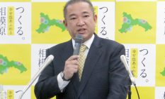 市長選に意欲を示す本村氏