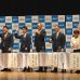 13区の立候補予定者＝左から太氏、丸田氏、石井氏、京氏、早川氏