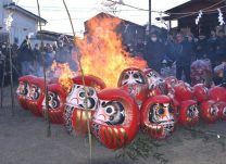 【相模原】上溝商店街で恒例の｢溝のだるま市｣　38回目を12日に