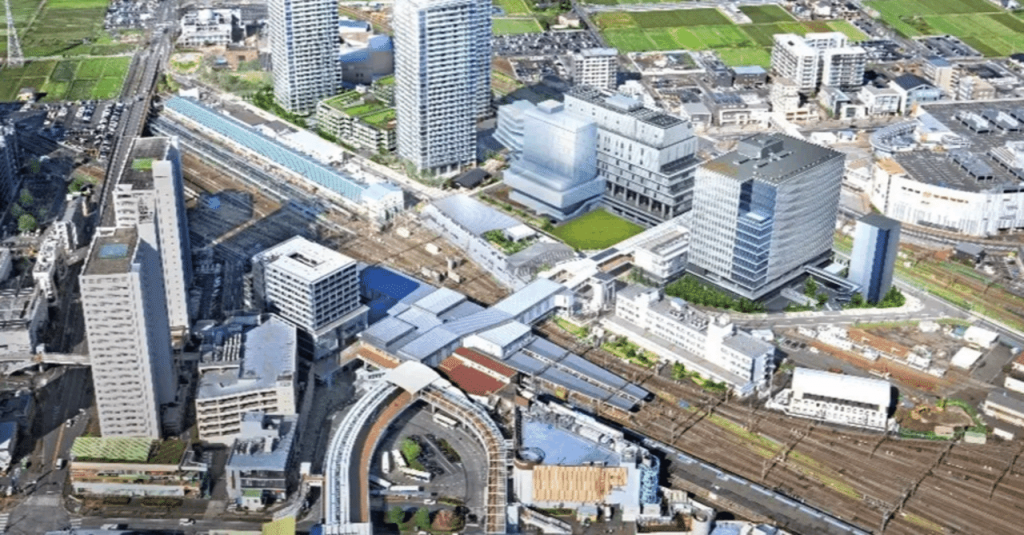 海老名駅間、ファミリー棟とホテル棟２７年から順次開業　２棟整備で計画が完結　